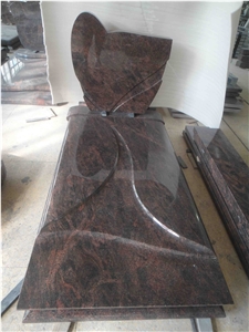 French Style Monument & Tombstone, Red Granite Monuments