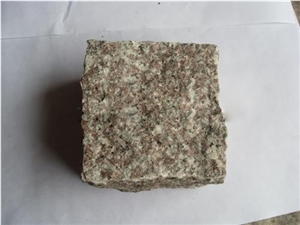 G664 Granite Cube Stone,China Red Granite Cobble Stone