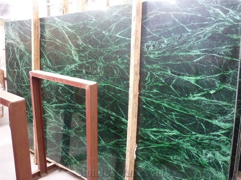 India Green Marble Slab