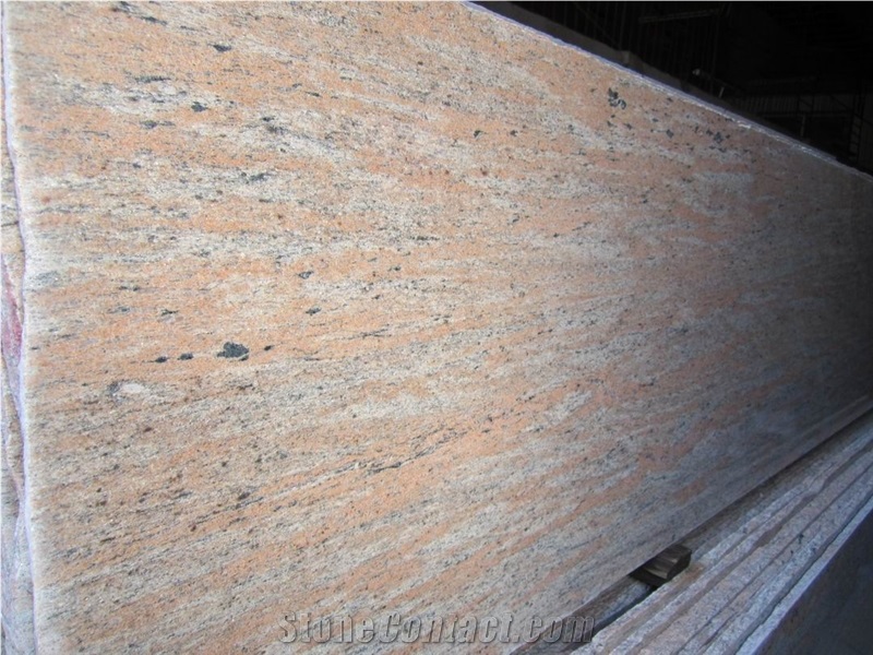 Raw Silk Granite Slabs & Tiles, India Yellow Granite