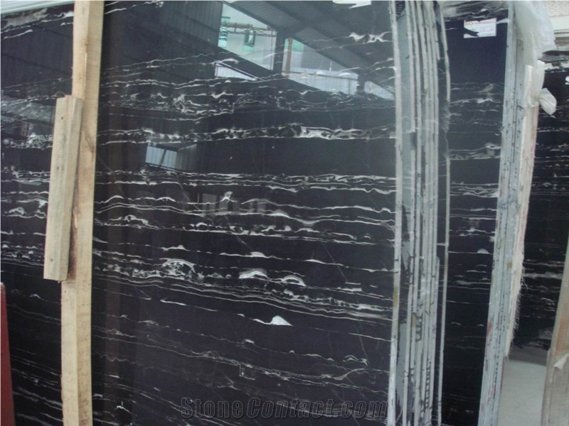 Silver Dragon Marble Slabs & Tiles ,China Black Marble