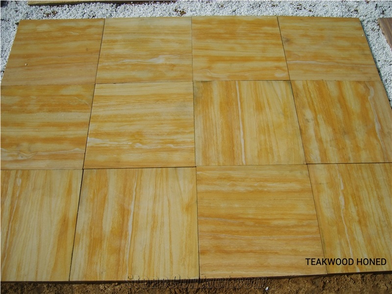 Teakwood Honed Stone Slabs & Tiles