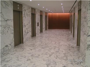 Commercial Project Marble Floor and Wall Application