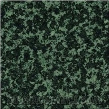 Polished China Forest Green Granite Slabs & Tiles