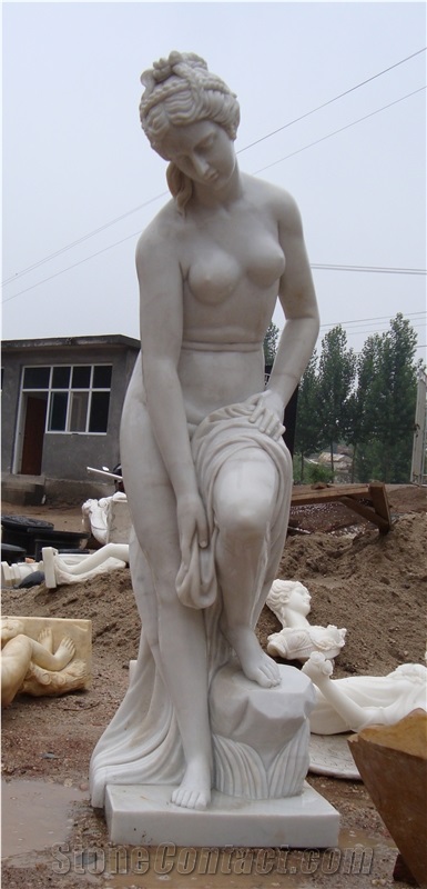 White Marble Europe Style Sculpture