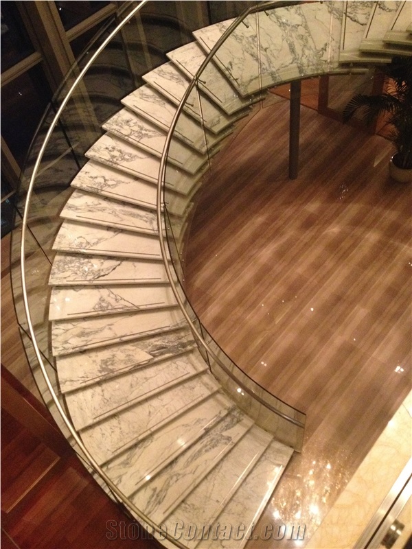 Commercial Building Decration Material, Decoration Material Marble Stairs & Steps