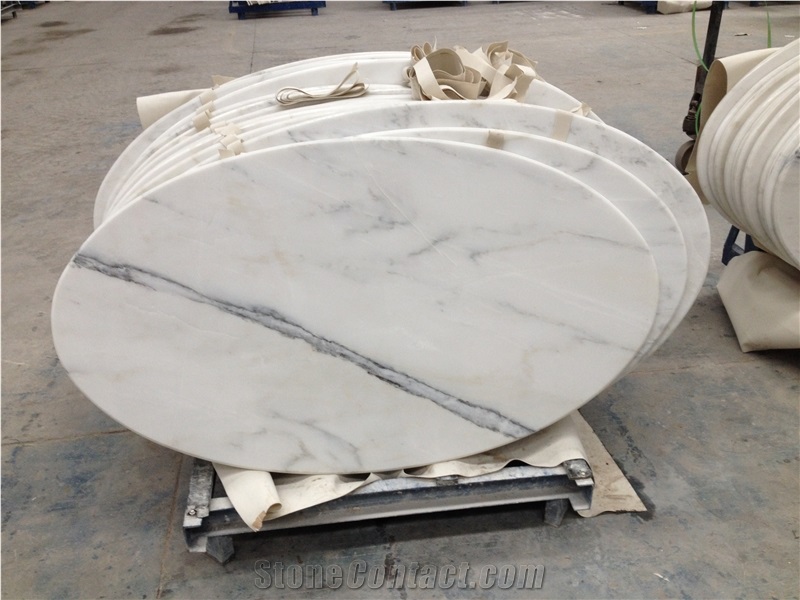 White Jet Marble and Only Medallion
