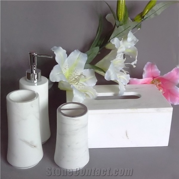 Natural Stone Bath Accessories,Marble Bath Set from China