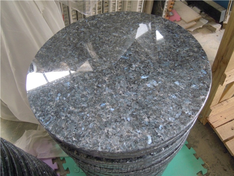 Blue Pearl Dinner Table Top, Blue Pearl Granite Tables