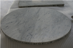 Carrara White Dinner Table, Carrara White Marble Tabletops