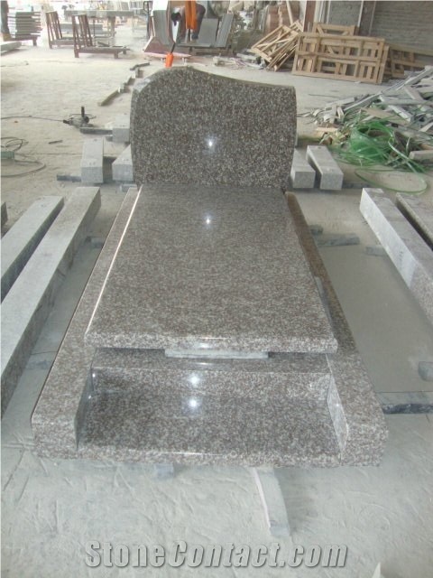 G664 Russian Style Monument/Tombstone, Pink Granite Monuments