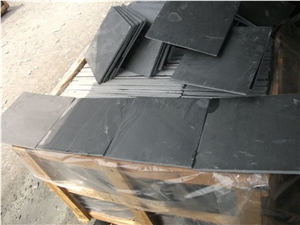 China Black Slate Roof Cov Ering Tiles