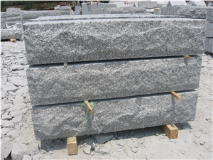 Big Granite Stone for Wall Building, G341 Grey Granite Mushroom Stone