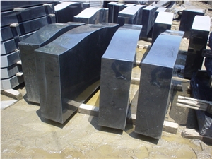 China Black Granite Tombstone for Korean Market,China (Also Called Hebei ) Black Granite Japanese & Korean