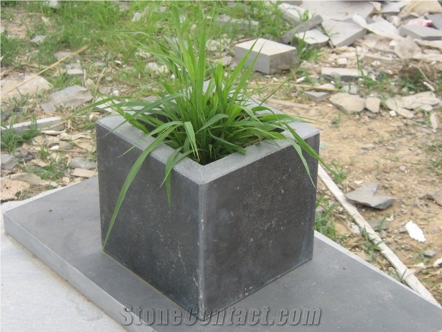 China Shandong Bluestone Flower Pot