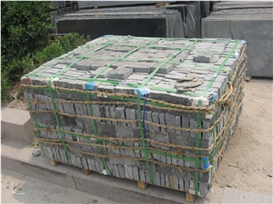 G301 Jinan Black Granite Cube Paver