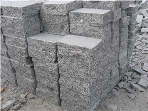 G341 Grey Granite Cube Stone