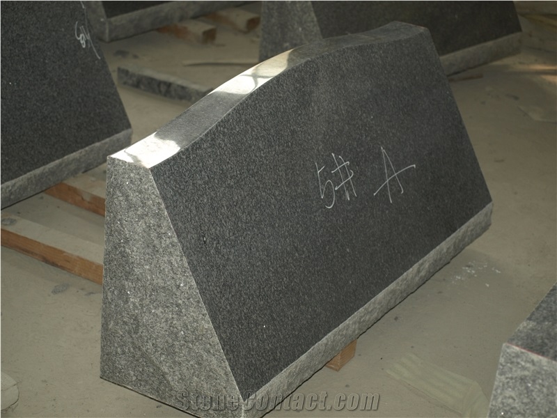 G343 Grey Granite Tombstone
