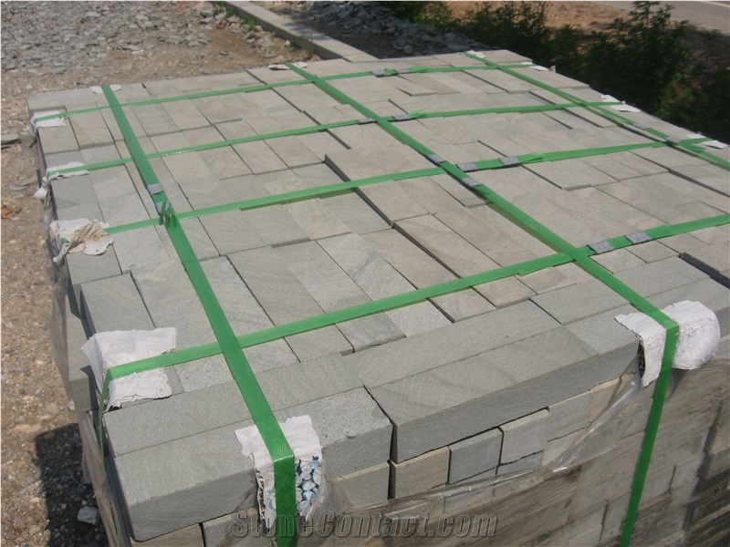 Green and Grey Sandstone Tile