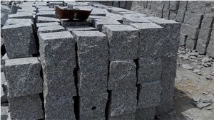Grey Granite Small Cube Paver Grey Granite Pavers Cubes