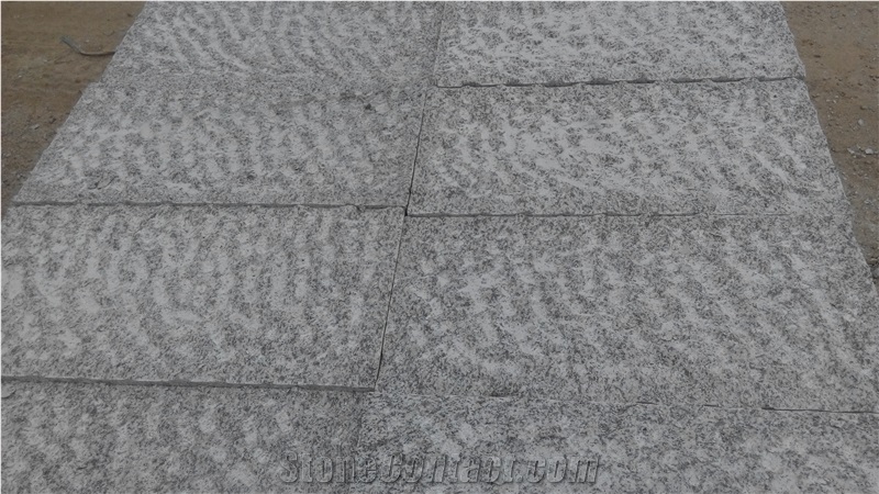 Handmade Rough Surface Granite Paver, G375 Grey Granite Pavers