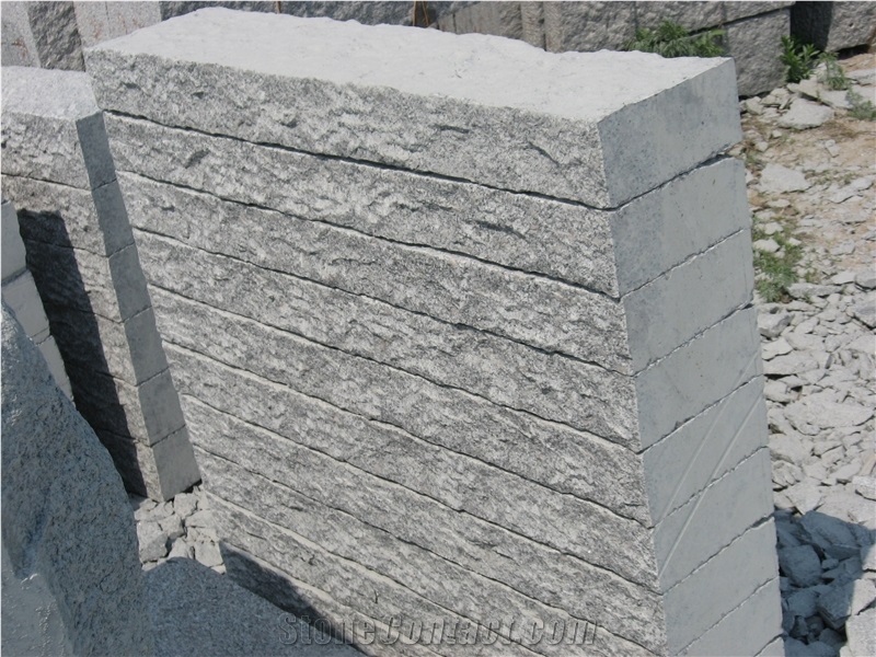 Handwork Rough Granite Curbstone, G341 Grey Granite Curbstone