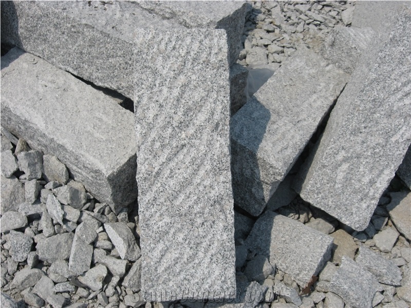 Handwork Rough Granite Curbstone, G341 Grey Granite Curbstone