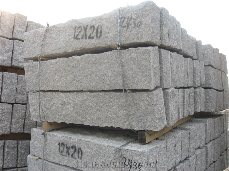Kerb Stones from China, G341 Grey Granite Kerb Stones