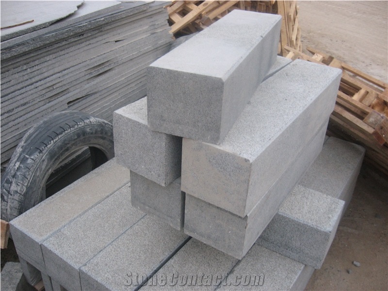 Machine Cut Granite Curbstone,G341 Grey Granite Curbstone