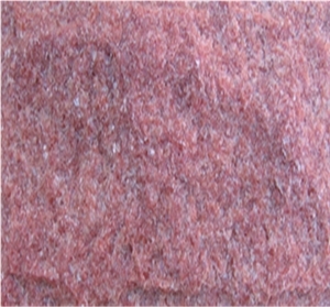 Peach Red Quartzite Mushroom Stone