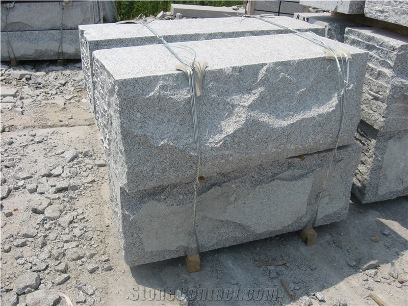 Retaining Wall Stone, G341 Grey Granite Wall