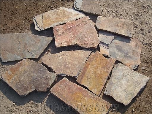 S1120 Paver Slate,China Rust Granite Flagstone