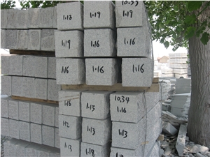 Split Face Grey Granite Wall Block, G341 Grey Granite Wall