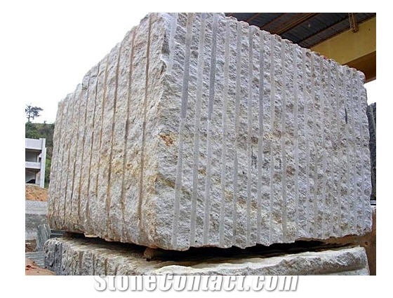 White Romano Granite Blocks
