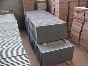 Sichuan Black Sandstone Floor Tiles, China Black Sandstone