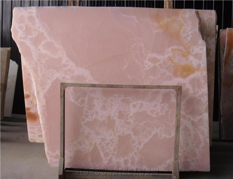 Pink Onyx Slabs & Tiles, Iran Pink Onyx