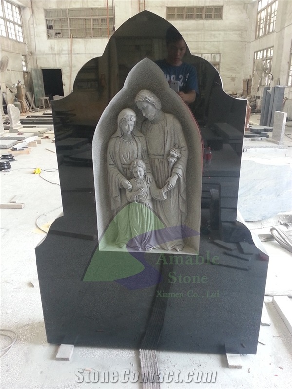 Absolute Black Granite Monument,Family Monuments