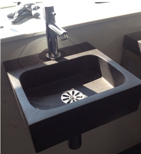 Black Limestone Kitchen Sink