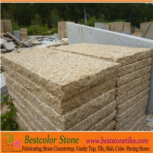 Golden Yellow Granite G682 Paving Stone,Cube Stone