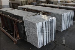 Arabescato Corchia Marble Prefab Kitchen Countertops with Laminated Flat Edges Polished