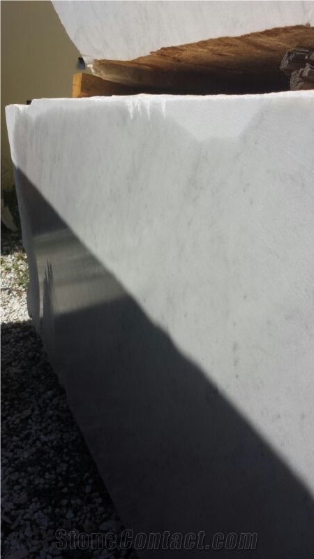 Bianco Carrara C Marble, Italy White Marble Block