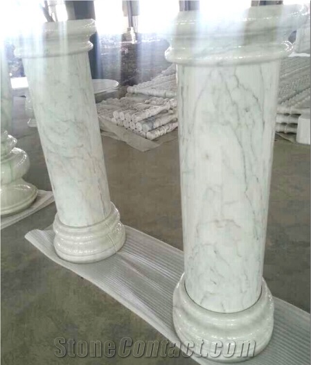 Yunnan White Marble Column