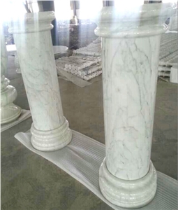 Yunnan White Marble Column