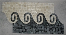 Natural Stone Mosaic Marble Border