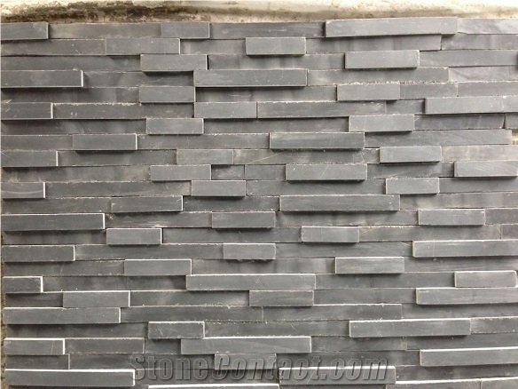 Black Wall Cladding Tiles, Stack Stone,Culture Stone,Ledgestone Panel,