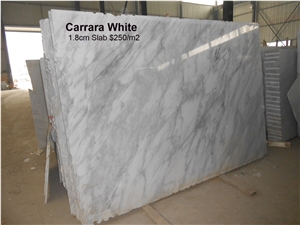 Arabescato Carrara Slabs & Tiles, China White Marble