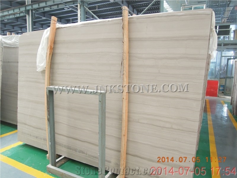 Athens Grey Wooden Grain Marble Tiles & Slab, China Grey Marble
