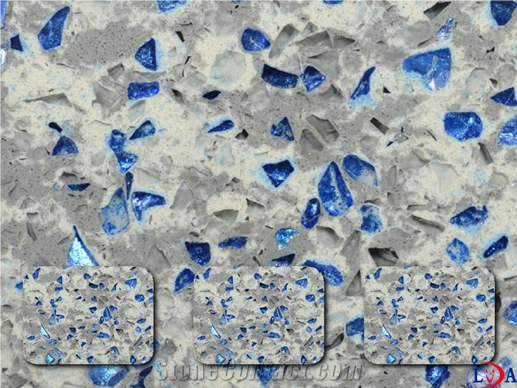 Blue Diamond Quartz Stone