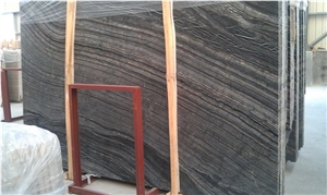 Wellest Ancient Wood Black Marble, Big Slab, Random Edge, Polished Surface,China Black Marble,Natural Stone