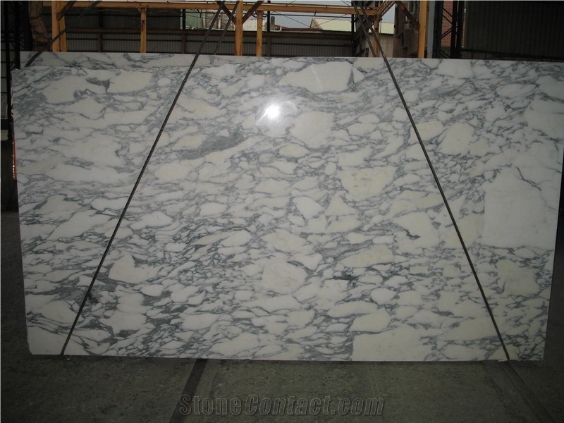 Wellest Arabescato Corchia White Marble Big Slab, Random Edge, Polished Surface,Natural Stone